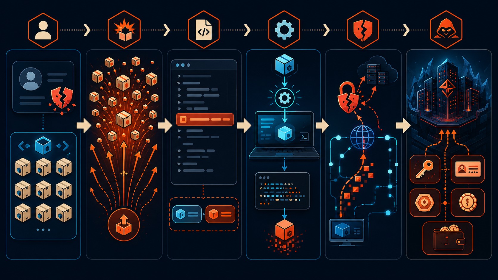 Microsoft ataque supply chain Mastra AI: Norcorea 2 ataque supply chain mastra ai diagrama explicativo