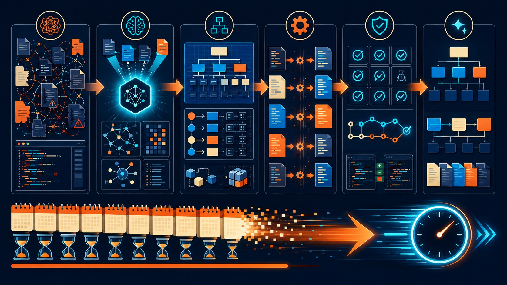 refactorización automática claude code diagrama explicativo