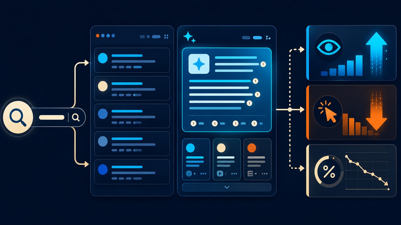 seo introducing search generative diagrama explicativo