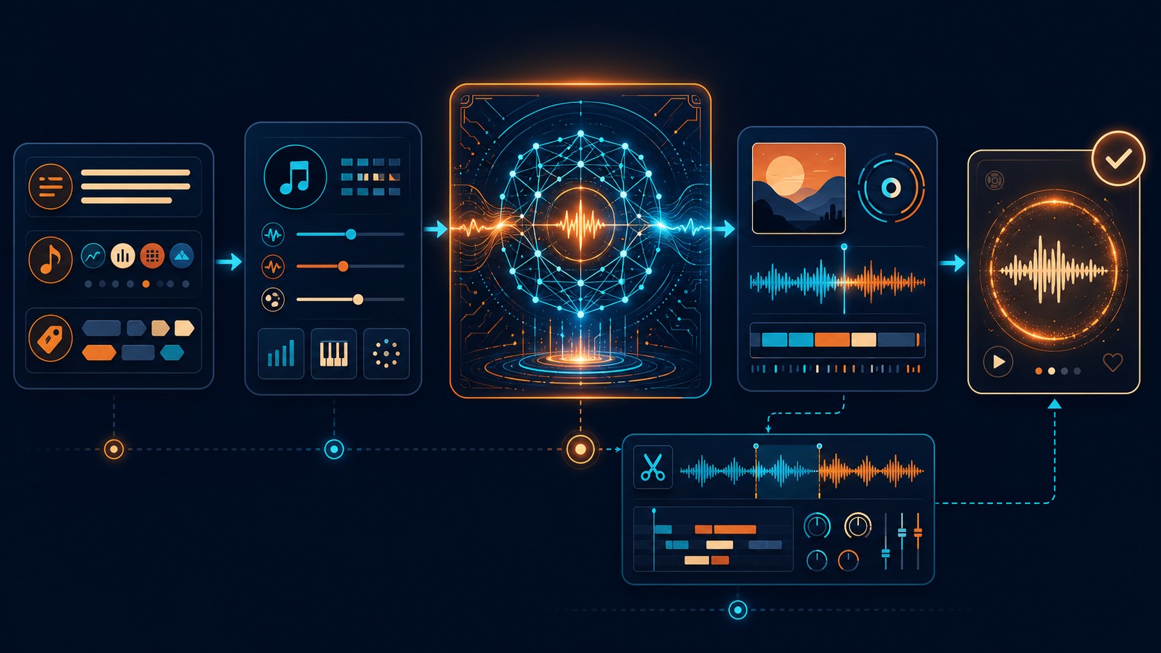 Suno AI canciones diagrama explicativo