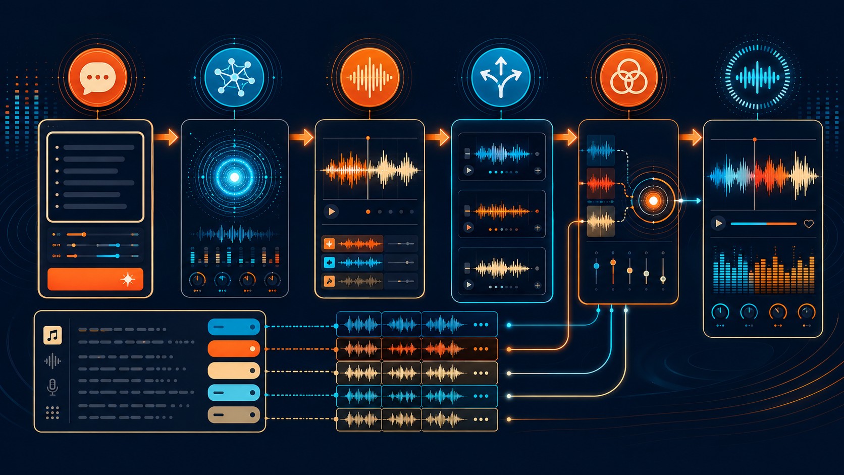 Suno AI progressive house diagrama explicativo