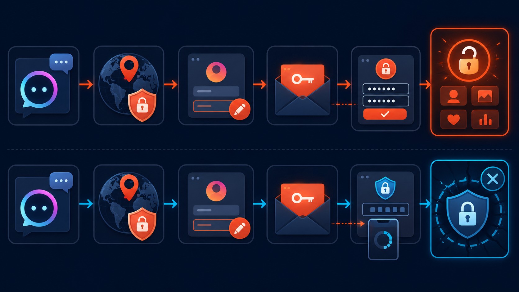 vulnerabilidad meta ai instagram diagrama explicativo