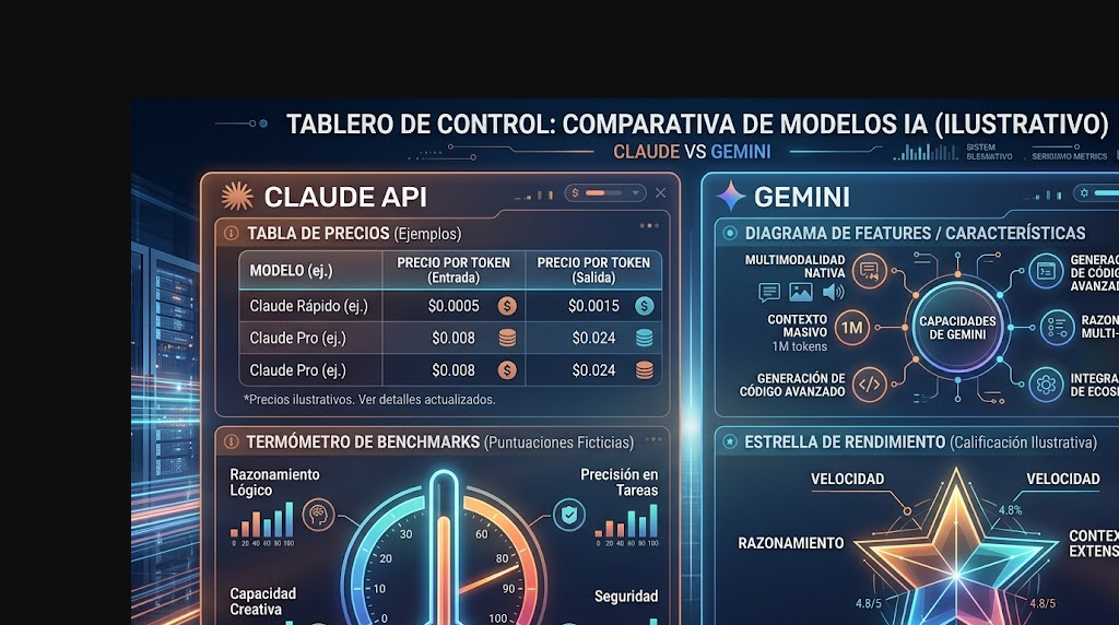 claude api vs gemini tabla comparativa
