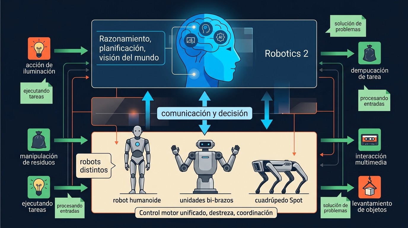 Gemini Robotics 2: control de cuerpo completo 3 gemini robotics 2 diagrama explicativo
