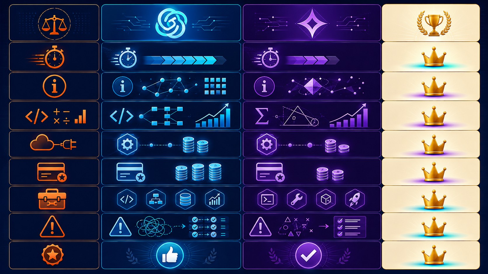 gemini vs gpt-4o tabla comparativa