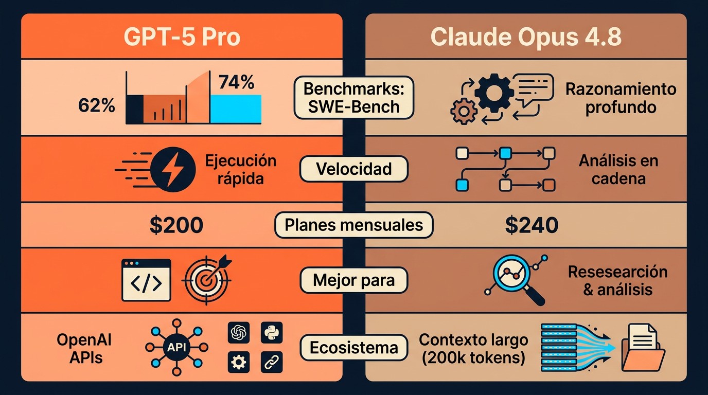 gpt-5 vs claude 3 tabla comparativa