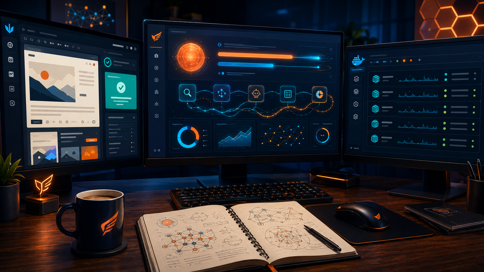 Hermes Agent SEO IA: automatizá todo gratis — ilustración