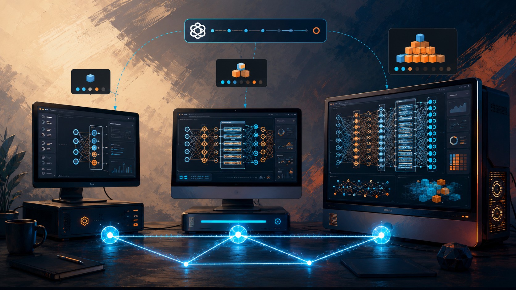 Mesh LLM: distributed AI computing on iroh - ilustracion