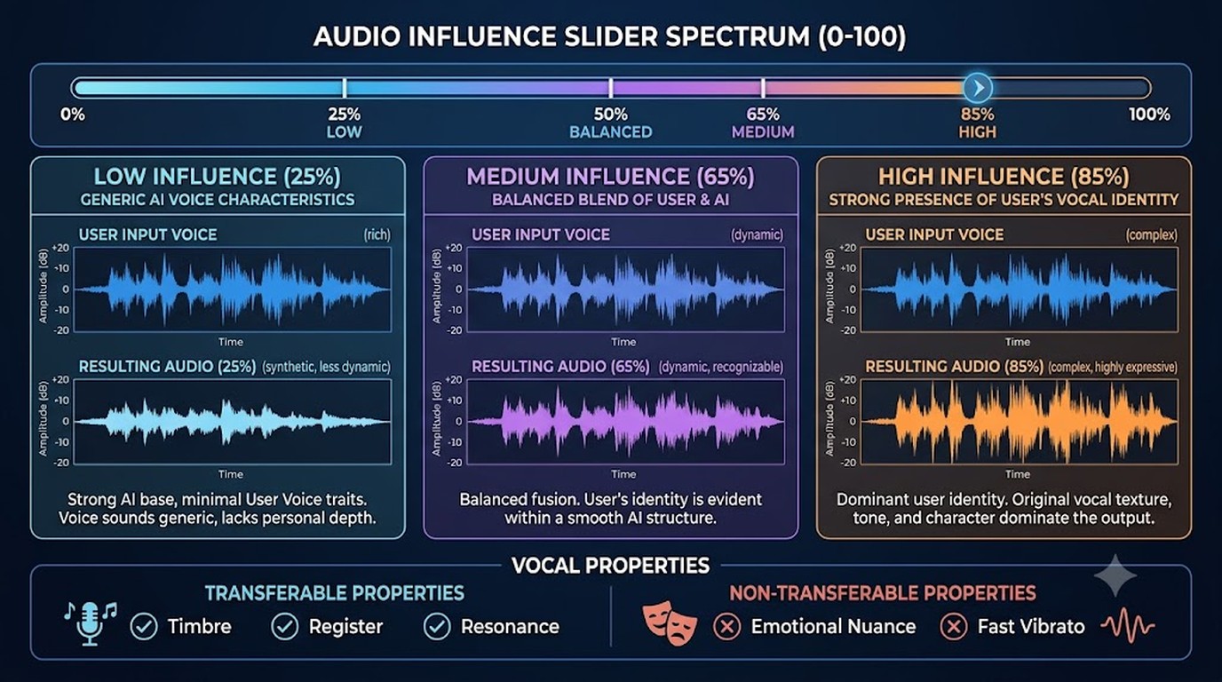 Suno Voices en Studio: ¿Cuándo llega la integración? 2 voz propia en suno ai diagrama explicativo