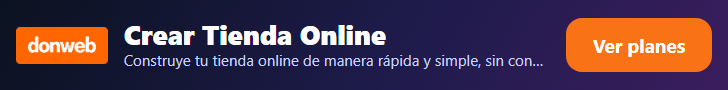 Crear Tienda Online — DonWeb