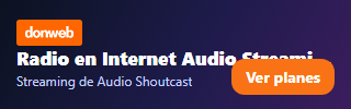 Radio En Internet Audio Streaming — DonWeb