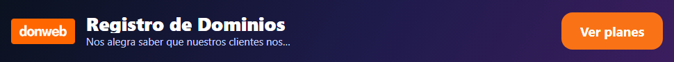 Registro De Dominios — DonWeb