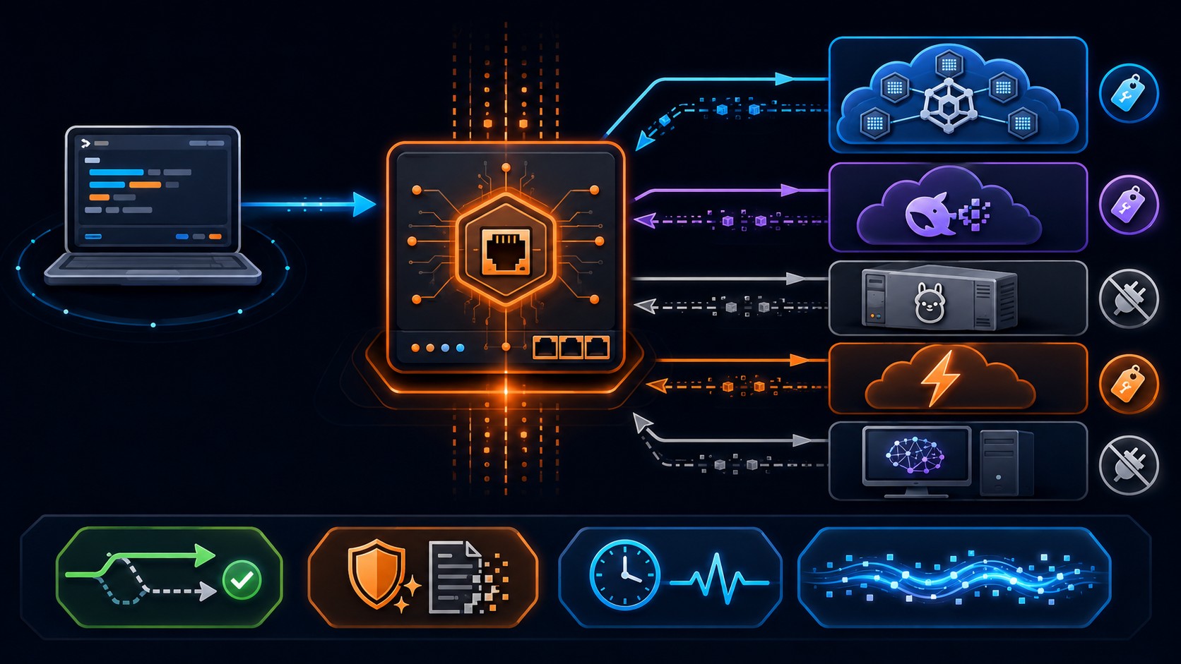 claudagate proxy para claude code diagrama explicativo