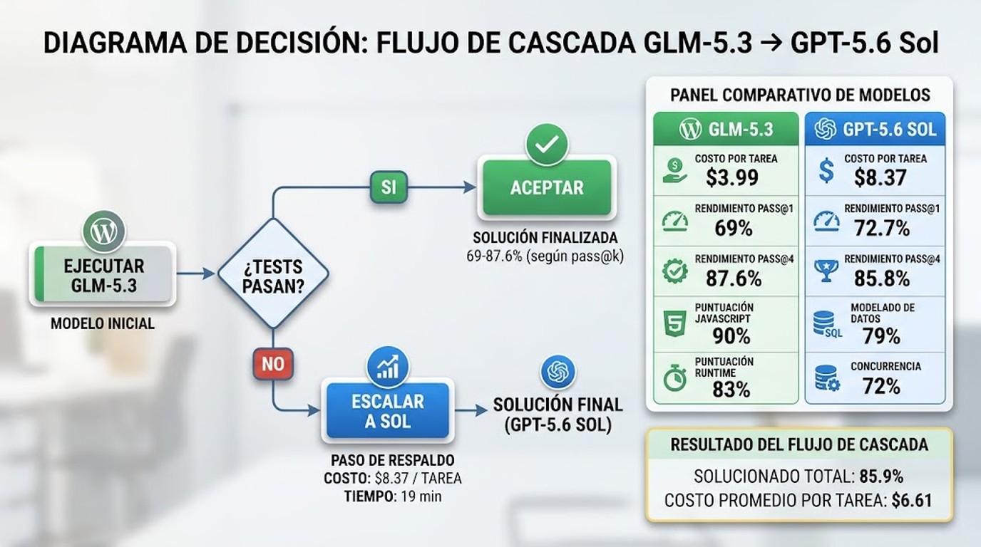 glm-5.3 vs gpt-5.6 sol deepswe diagrama explicativo