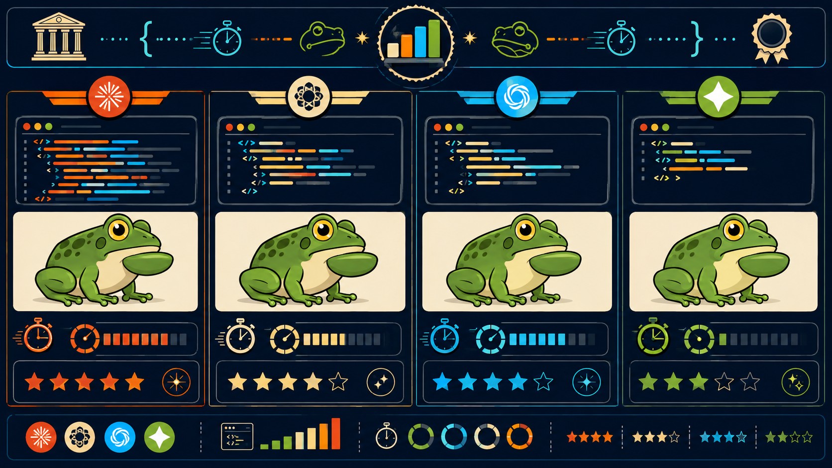 personal benchmark generate svg diagrama explicativo