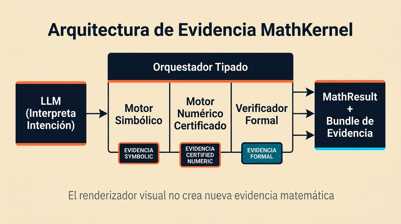 MathKernel: El fin de las alucinaciones matemáticas en IA 2 MathKernel MCP server diagrama explicativo