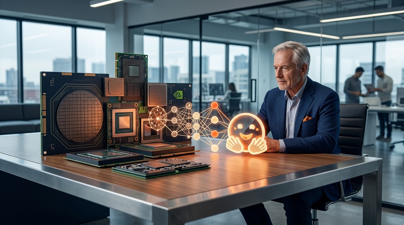 ¿Nvidia compra Hugging Face? Lo que cambia en 2026 - ilustracion