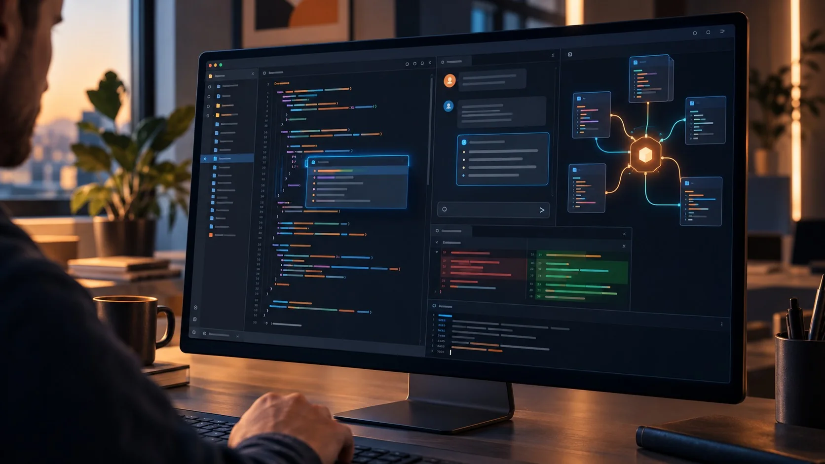 ¿Qué es Cursor y cómo funciona este editor con IA? 1 ¿Qué es Cursor y cómo funciona este editor con IA? - ilustracion