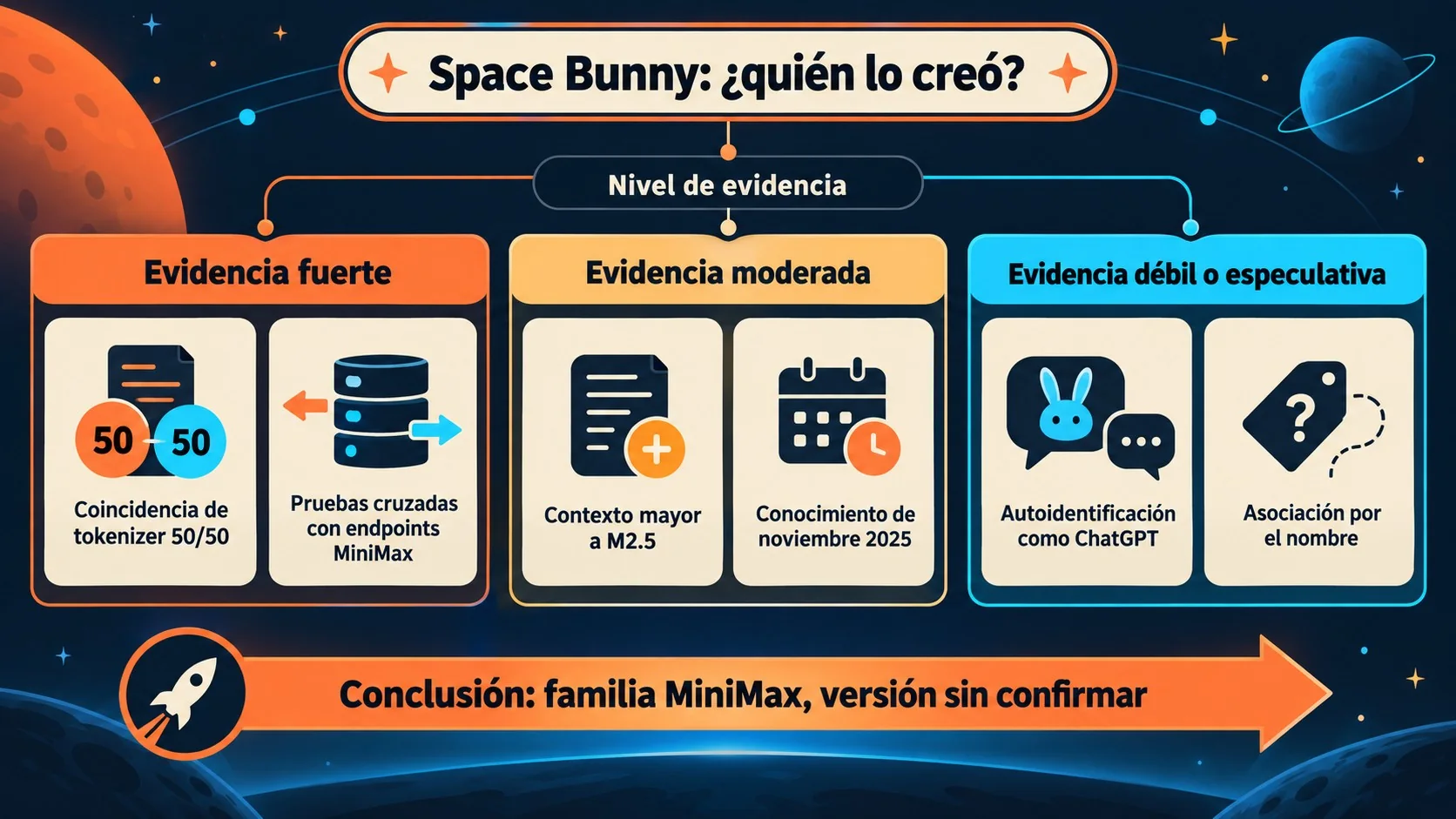 qué es space bunny diagrama explicativo