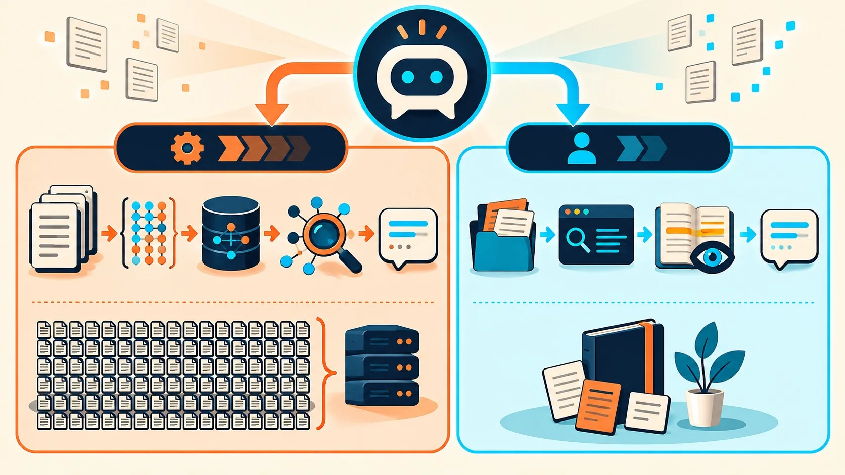rag sin embeddings diagrama explicativo