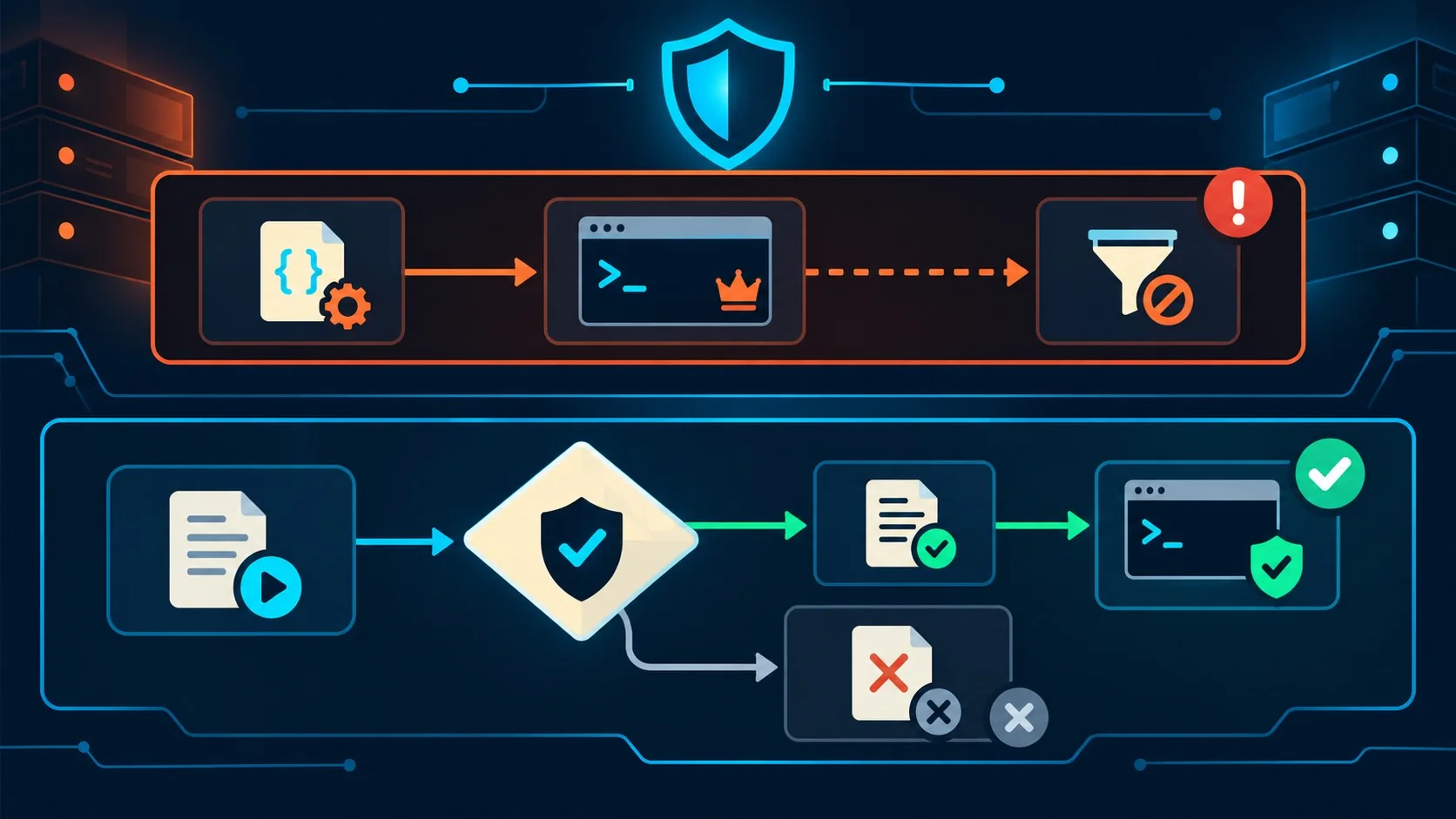 seguridad mcp stdio diagrama explicativo