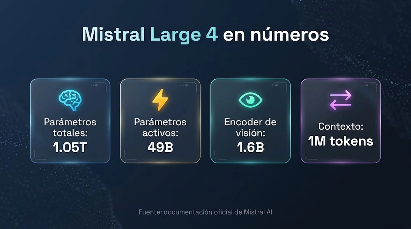 mistral large 4 diagrama explicativo